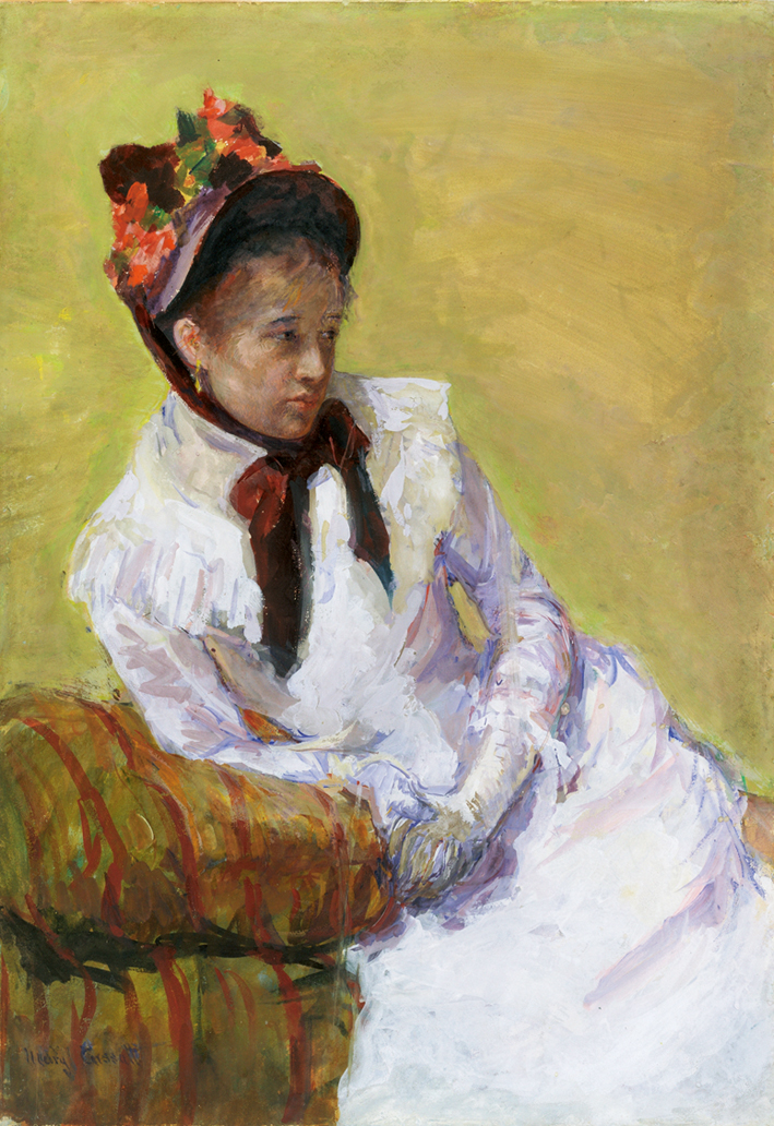  玛丽·卡萨特 Mary Cassatt —— 自画像 (2)